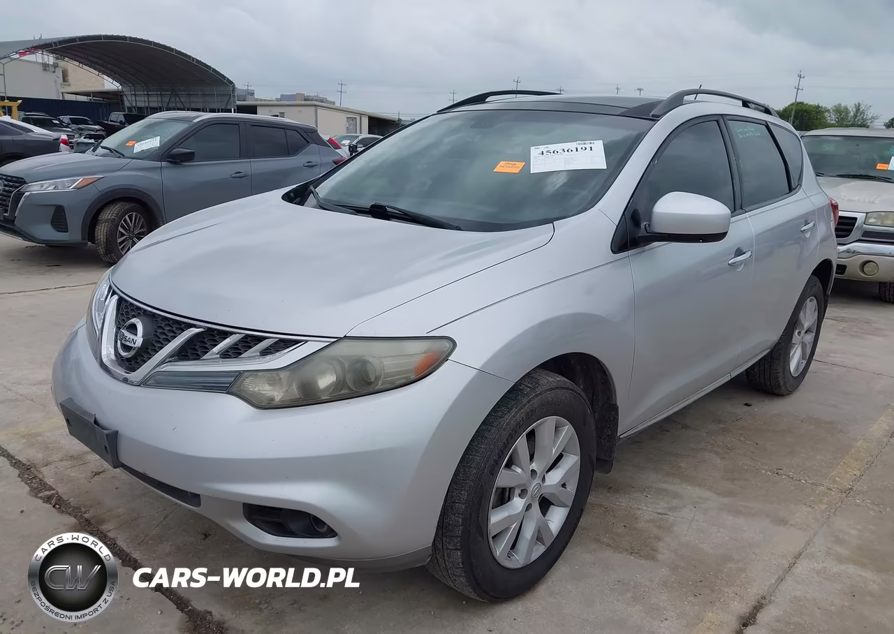 2011 Nissan Murano Sl VIN:JN8AZ1MU3BW058217 - 2