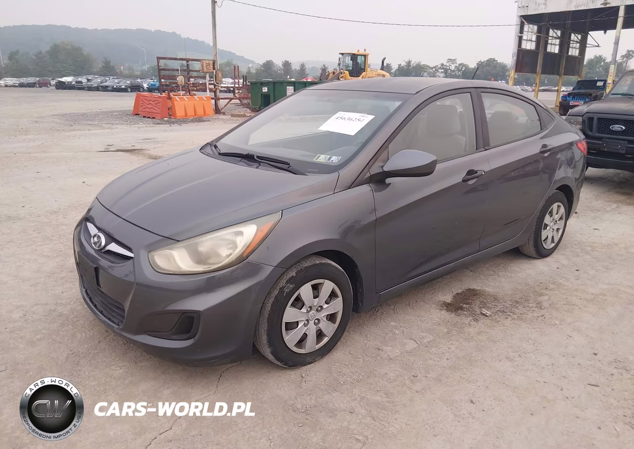 2012 Hyundai Accent Gls VIN:KMHCT4AE4CU075170 - 2