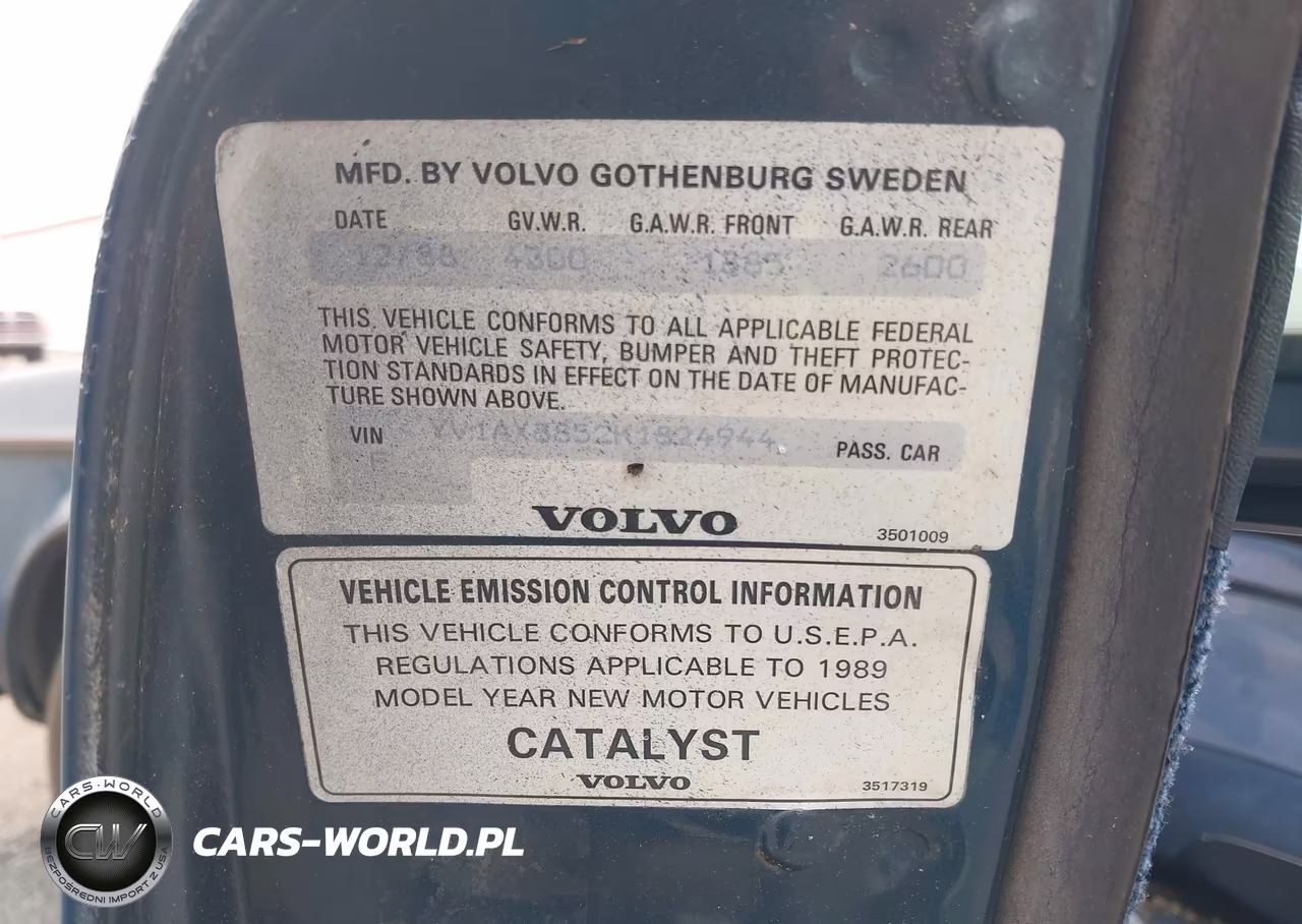 1992 Volvo 240 Gl VIN:YV1AS8802N1471029 - 9