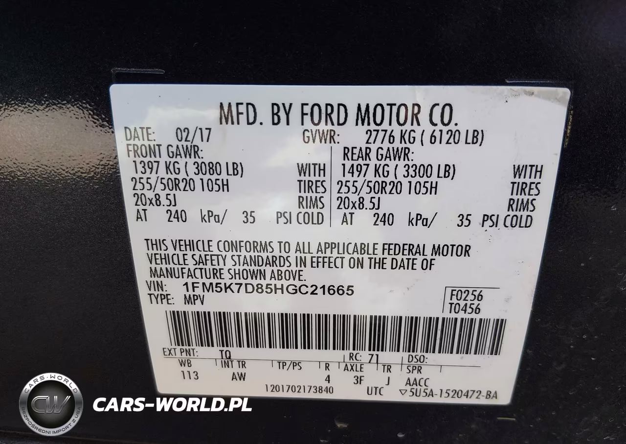 2017 Ford Explorer Xlt VIN:1FM5K7D85HGC21665 - 9