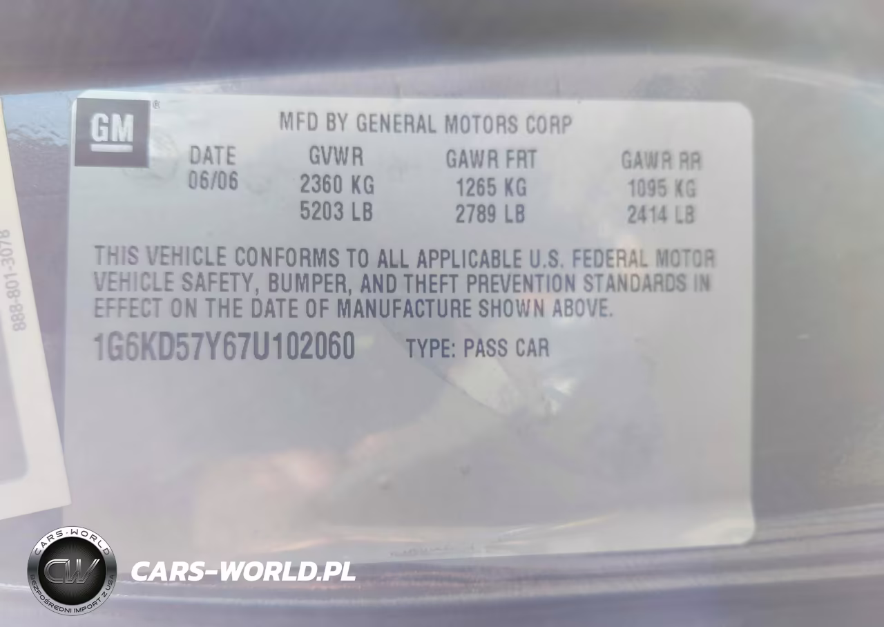 2007 Cadillac Dts Luxury I VIN:1G6KD57Y67U102060 - 9