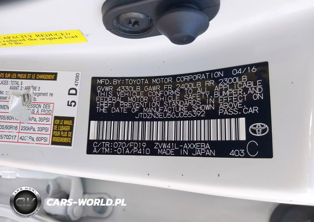 2016 Toyota Prius V Three VIN:JTDZN3EU5GJ055392 - 9