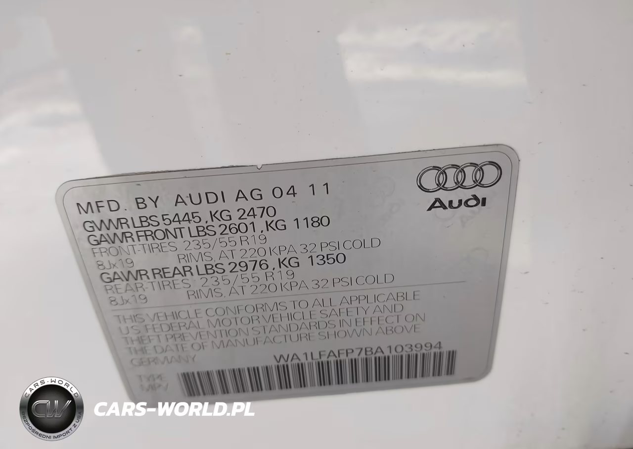 2011 Audi Q5 2.0T Premium VIN:WA1LFAFP7BA103994 - 9