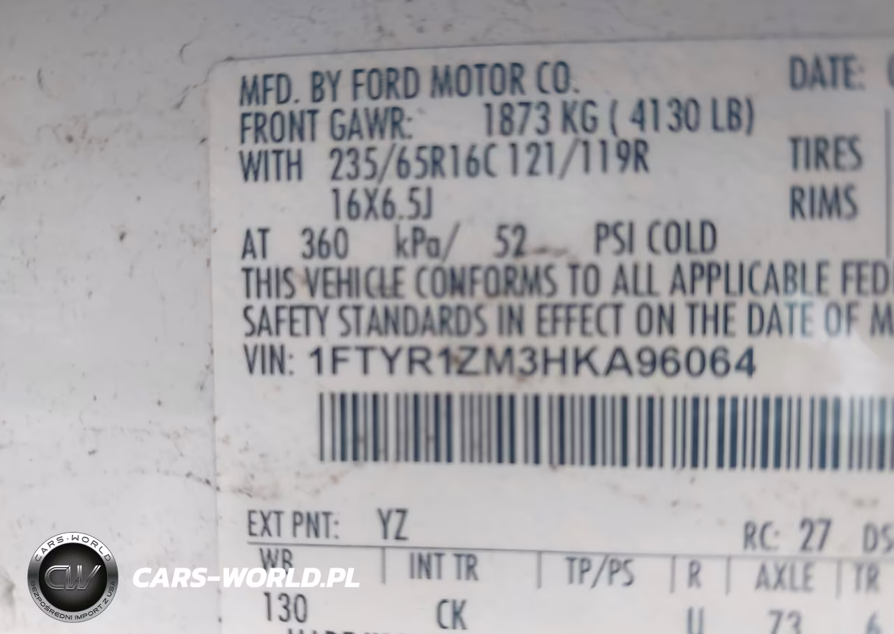 2017 Ford Transit-250 VIN:1FTYR1ZM3HKA96064 - 9