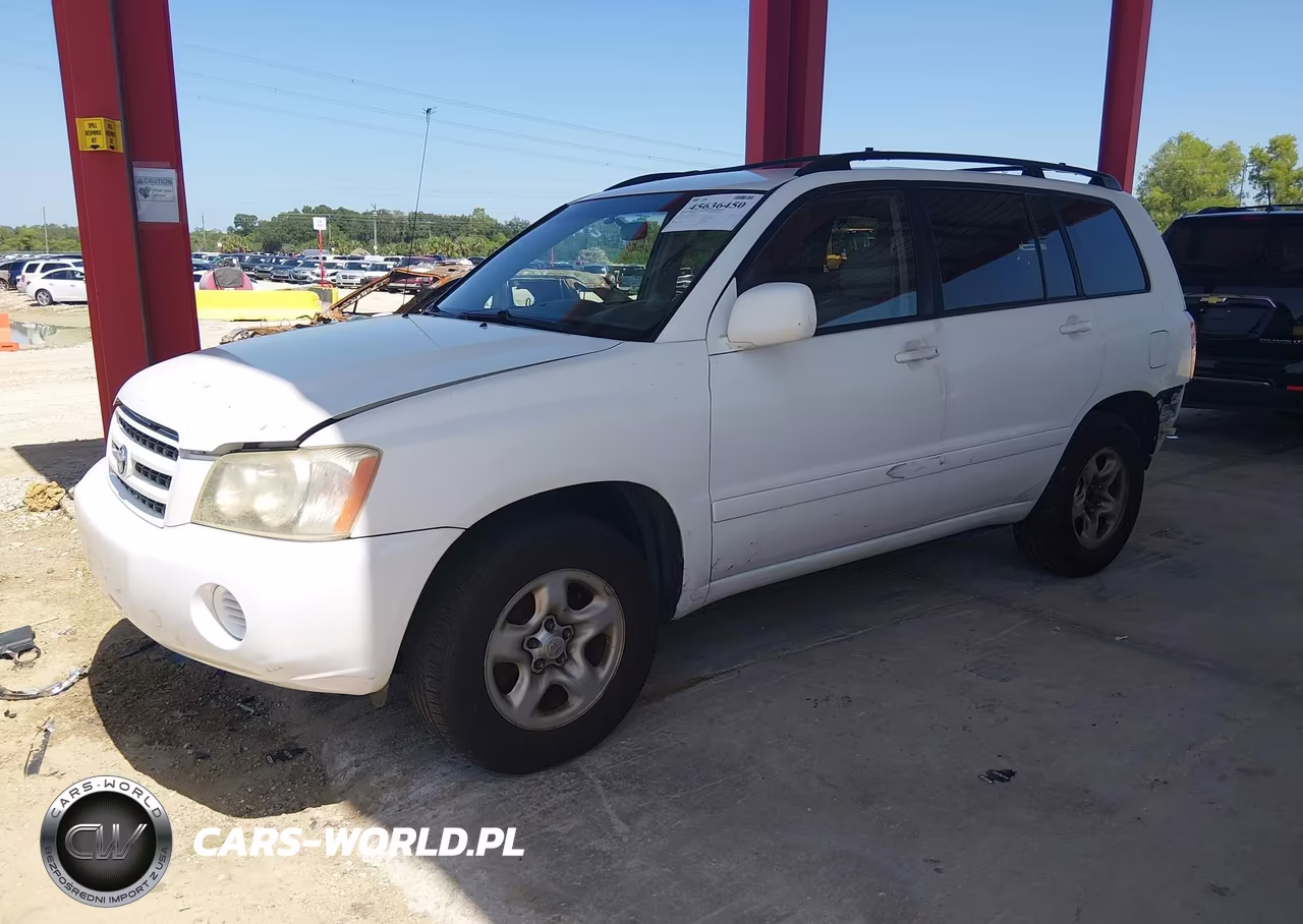 2003 Toyota Highlander VIN:JTEGD21A230072033 - 2