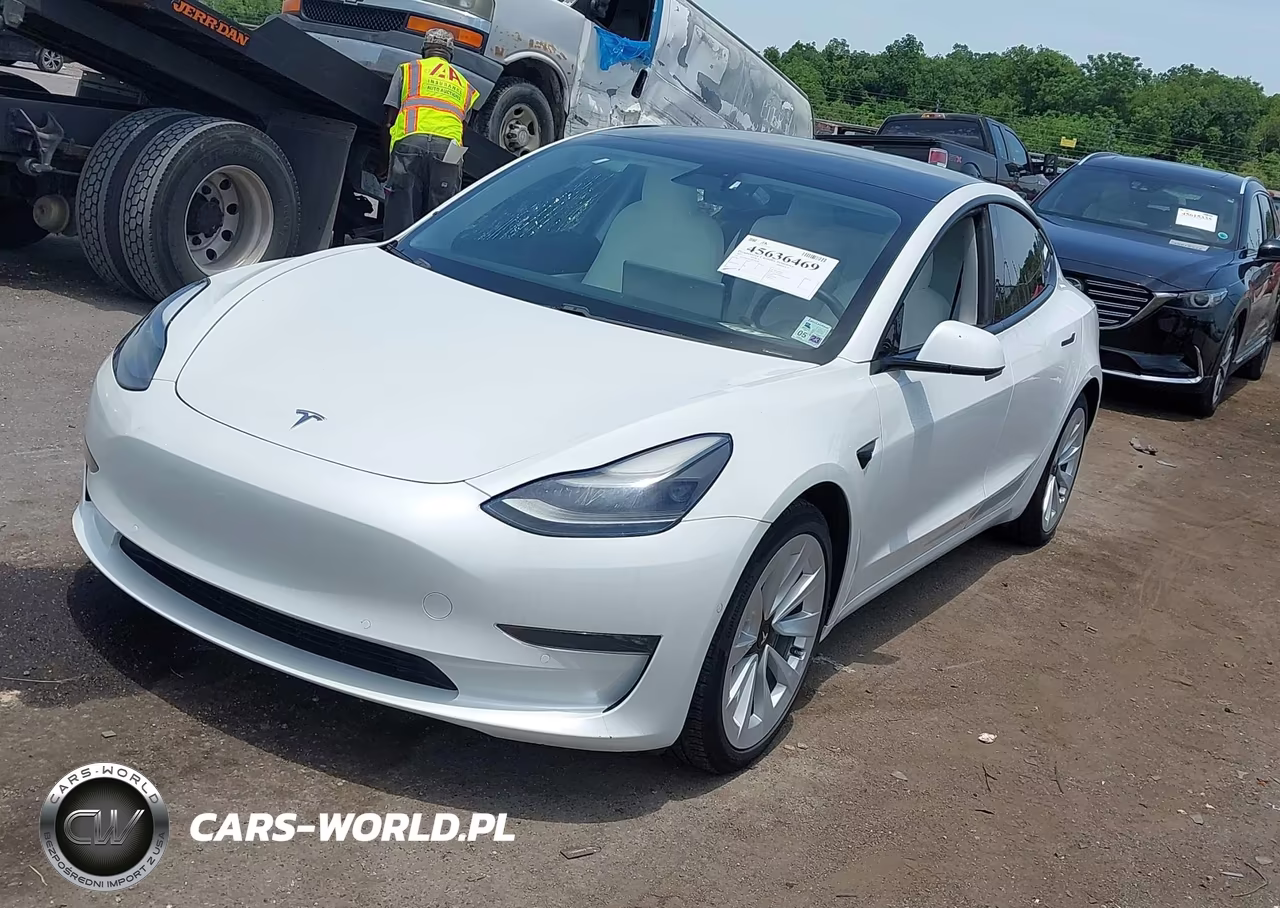 2021 Tesla Model 3 Long Range Dual Motor All-Wheel Drive VIN:5YJ3E1EB2MF919200 - 2