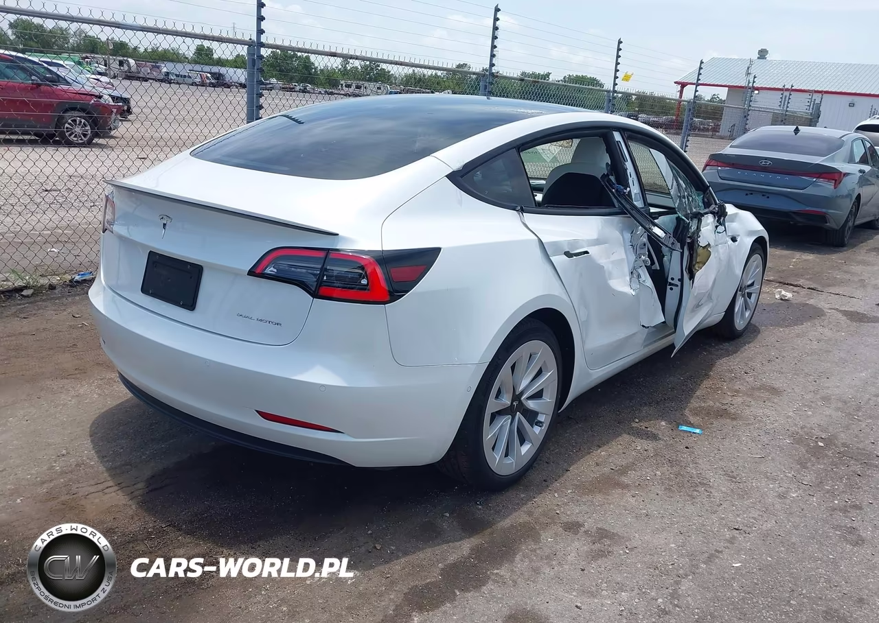 2021 Tesla Model 3 Long Range Dual Motor All-Wheel Drive VIN:5YJ3E1EB2MF919200 - 4