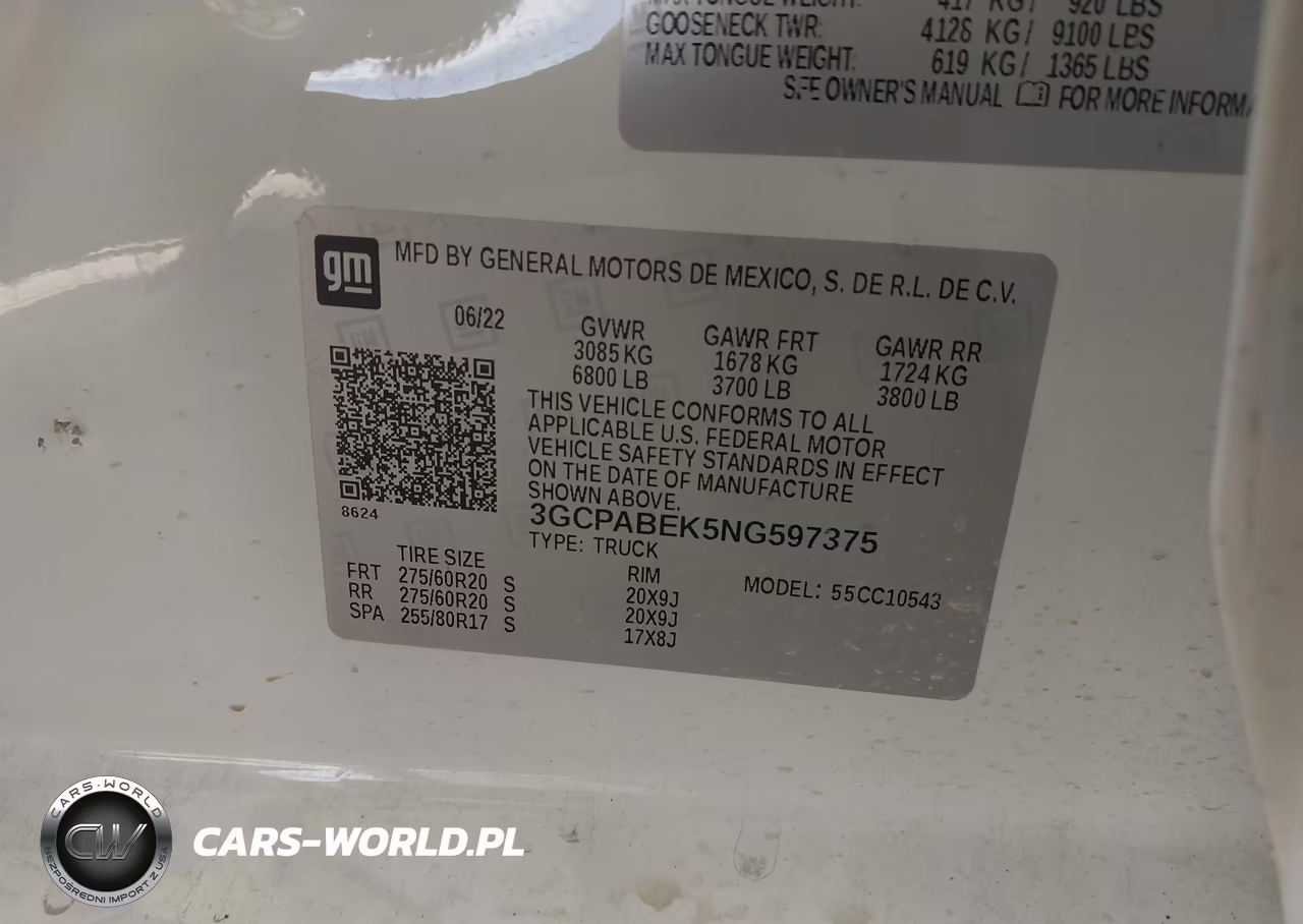 2022 Chevrolet Silverado 1500 2Wd Short Bed Custom VIN:3GCPABEK5NG597375 - 9