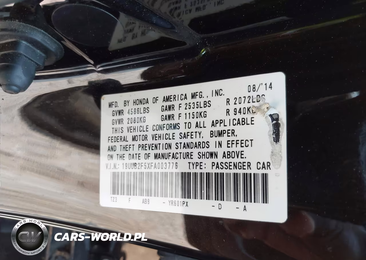 2015 Acura Tlx V6 Tech VIN:19UUB2F5XFA003776 - 9