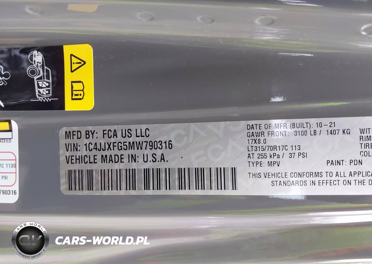 2021 Jeep Wrangler Unlimited Rubicon 4X4 VIN:1C4JJXFG5MW790316 - 9
