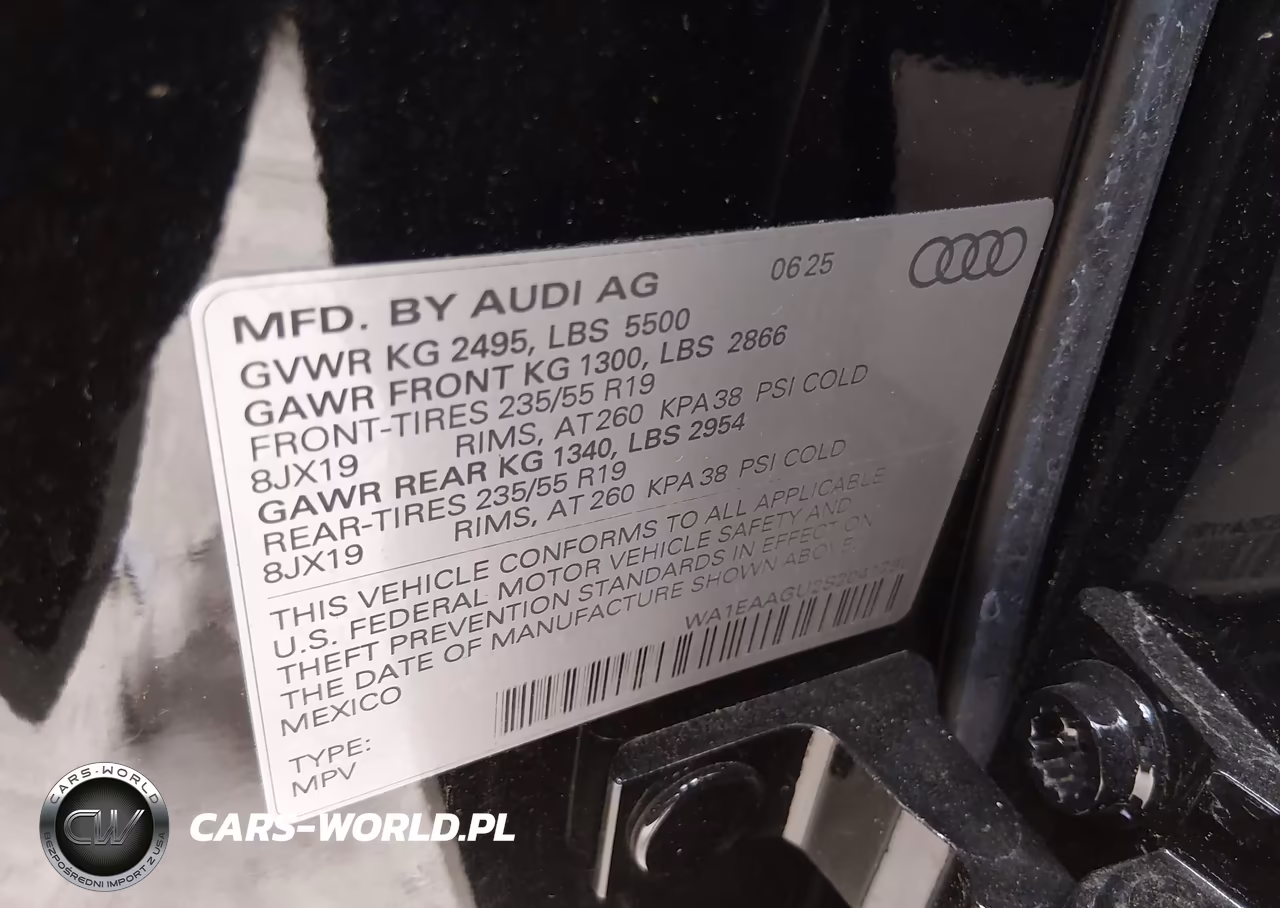 2025 Audi All-New Q5 Premium Plus Tfsi Quattro S Tronic VIN:WA1EAAGU2S2041796 - 9