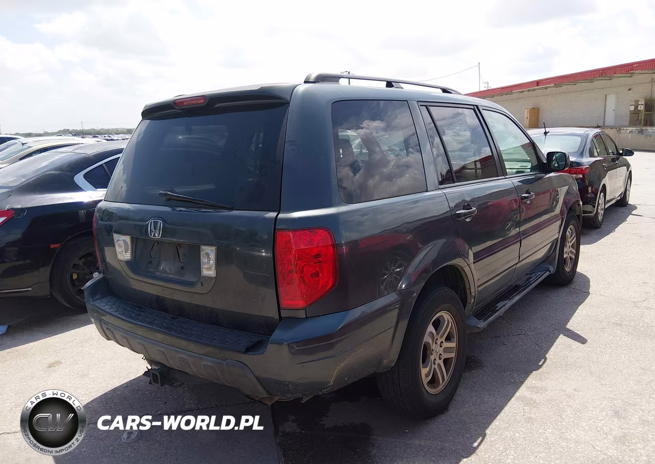 2003 Honda Pilot Ex-L VIN:2HKYF186X3H545324 - 4