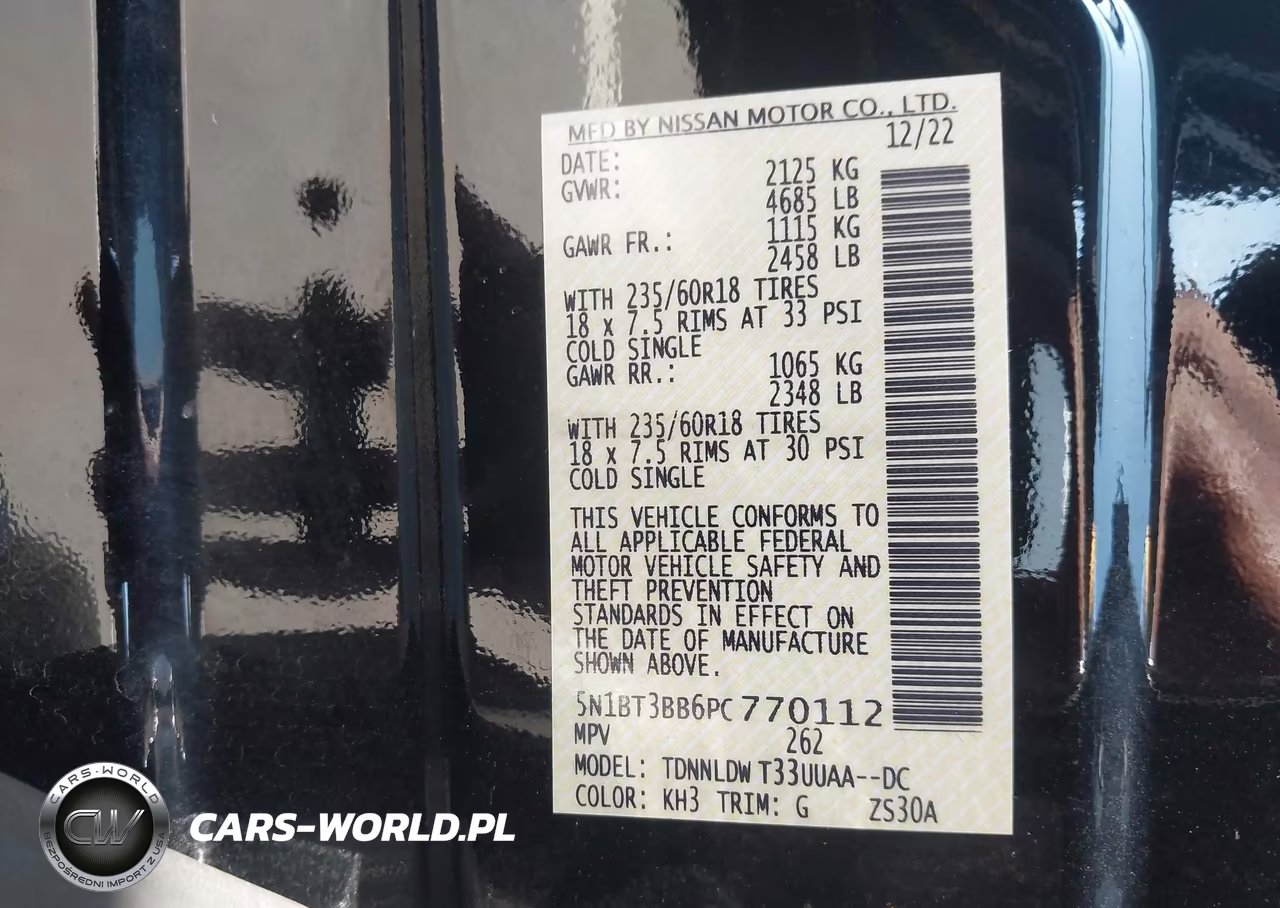 2023 Nissan Rogue Sv Intelligent Awd VIN:5N1BT3BB6PC770112 - 9