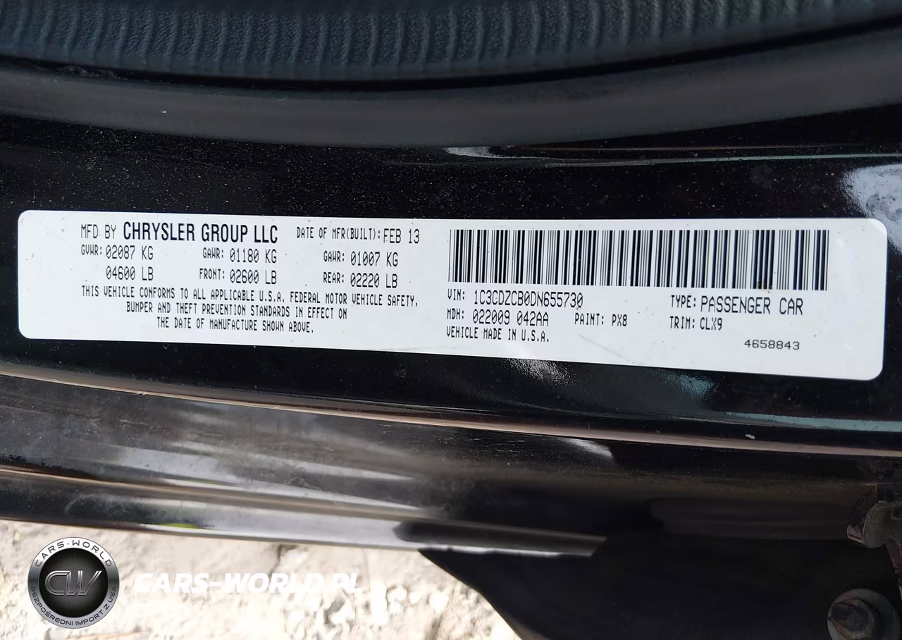 2013 Dodge Avenger Sxt VIN:1C3CDZCB0DN655730 - 9