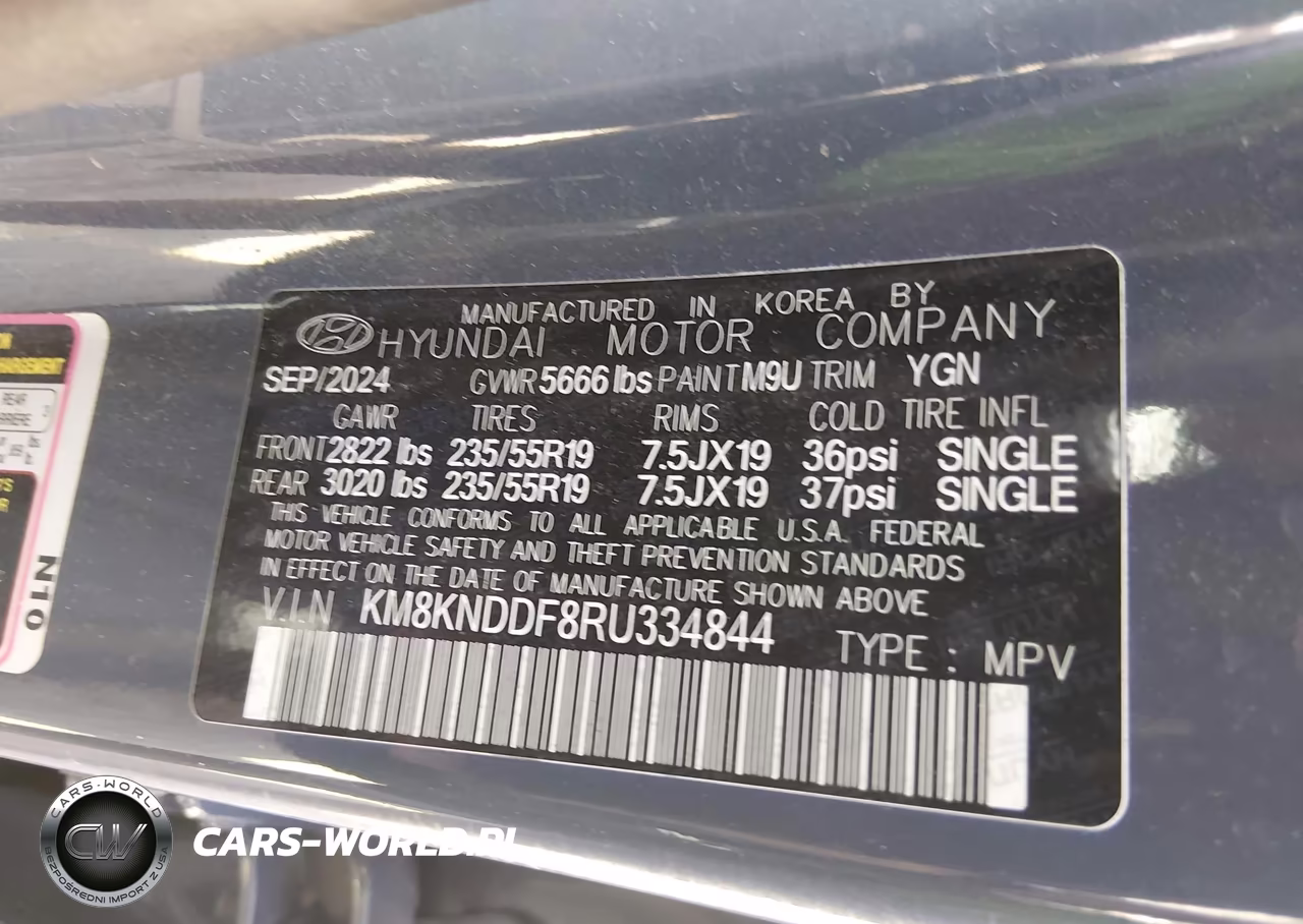 2024 Hyundai Ioniq 5 Sel VIN:KM8KNDDF8RU334844 - 9
