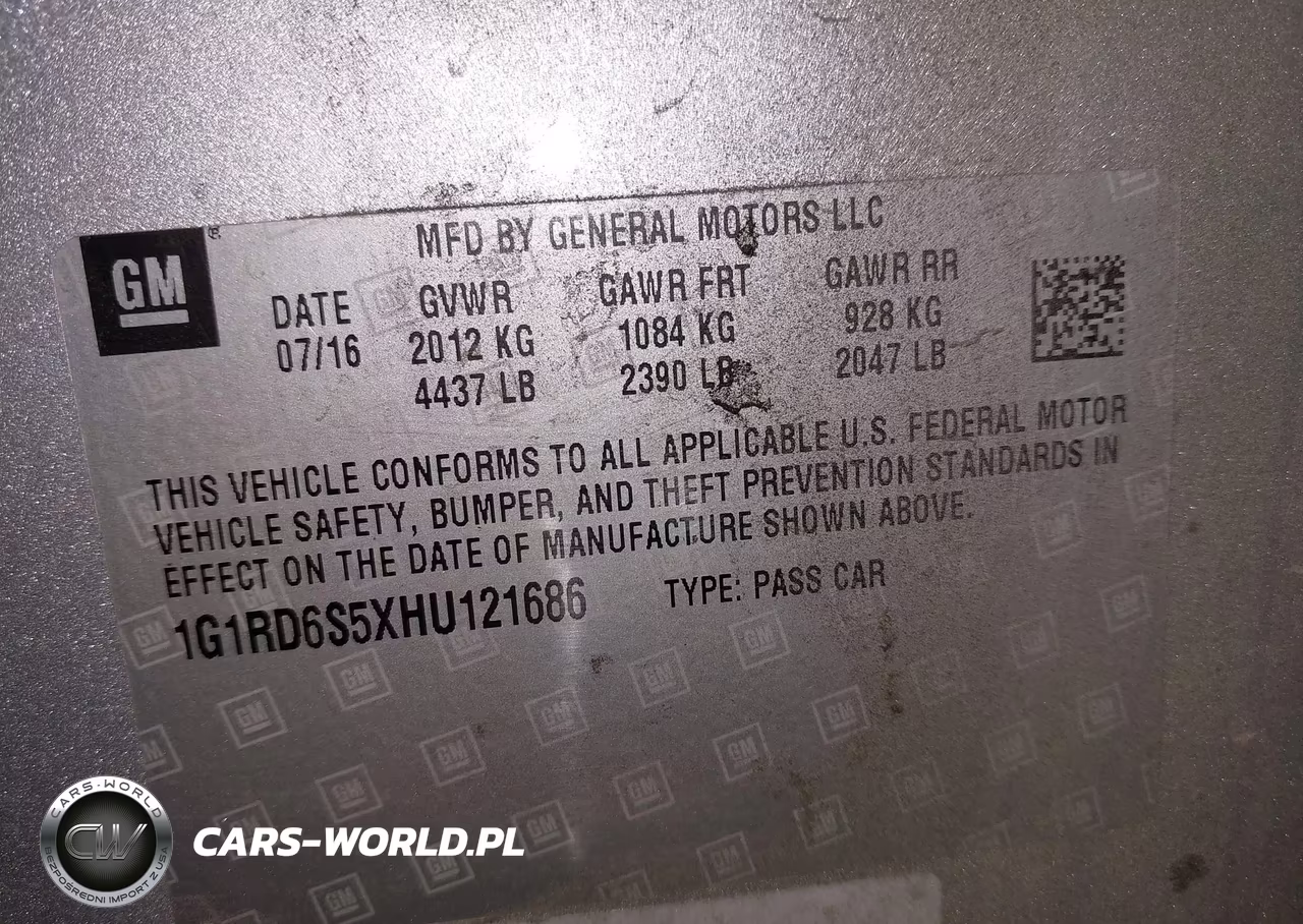 2017 Chevrolet Volt Premier VIN:1G1RD6S5XHU121686 - 9