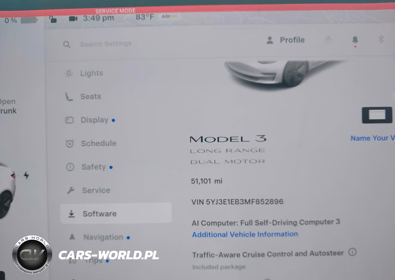 2021 Tesla Model 3 Long Range Dual Motor All-Wheel Drive VIN:5YJ3E1EB3MF852896 - 7
