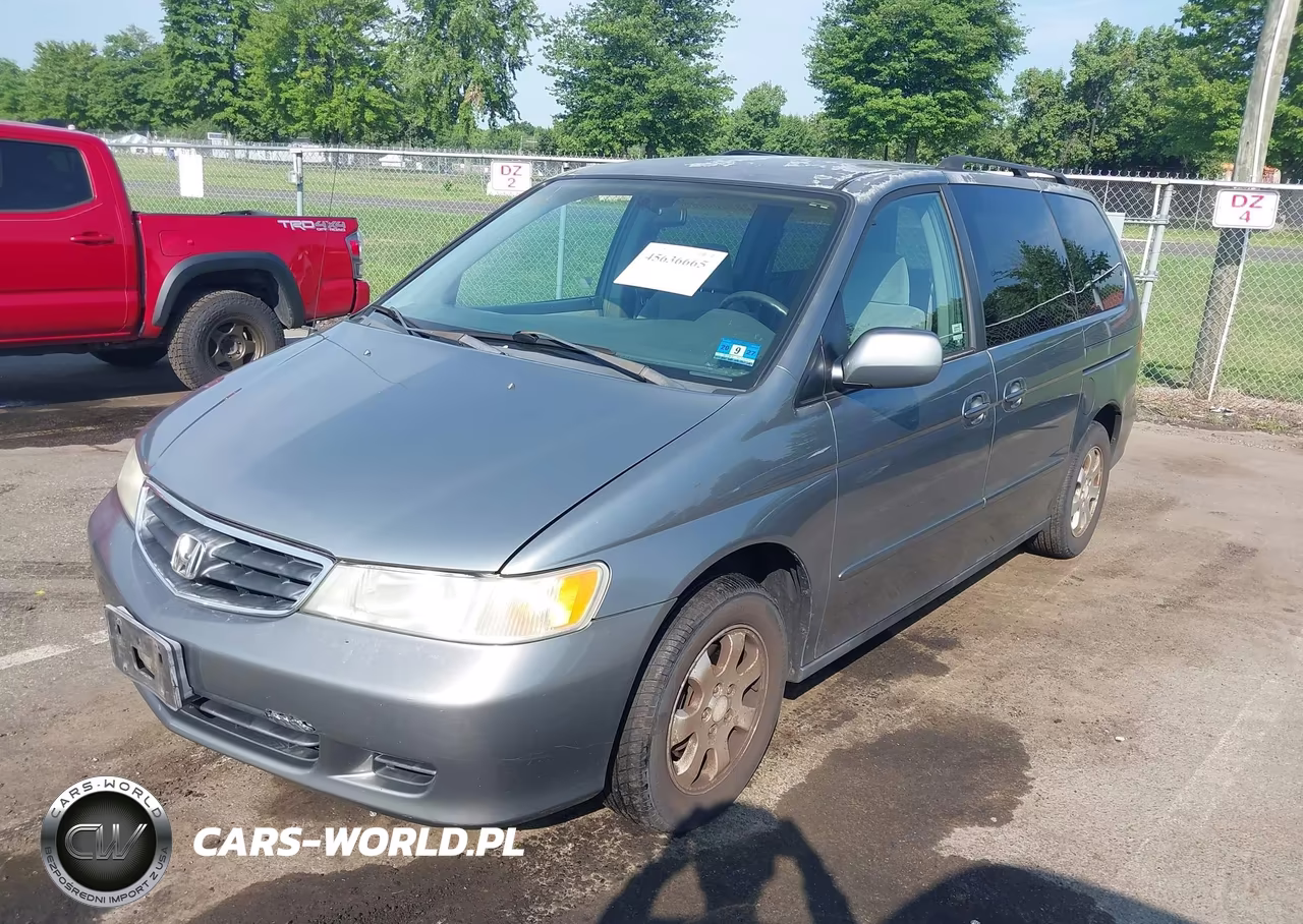 2002 Honda Odyssey Ex VIN:2HKRL18602H502624 - 2