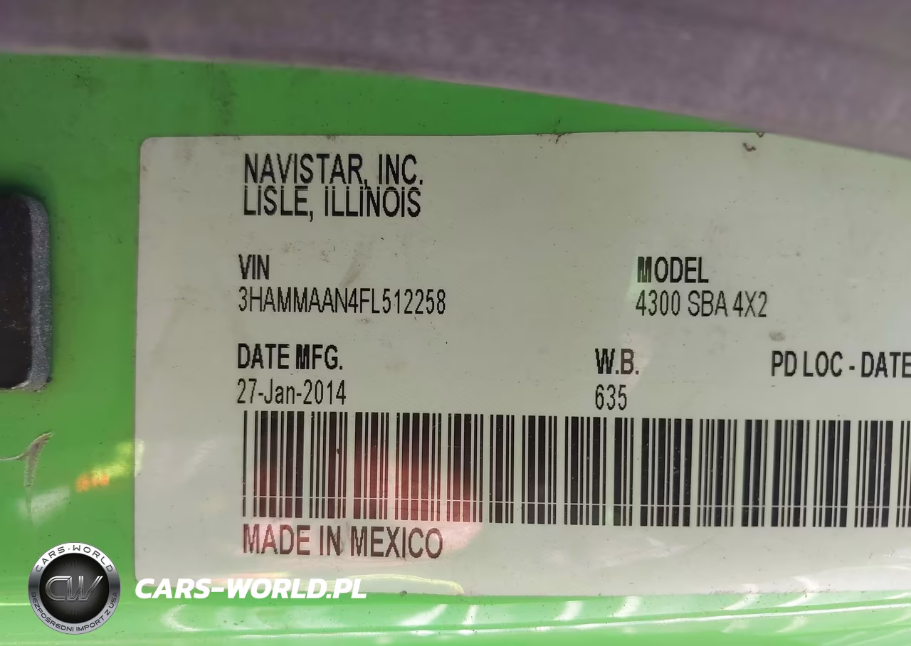 2015 International 4000 4300 VIN:3HAMMAAN4FL512258 - 8