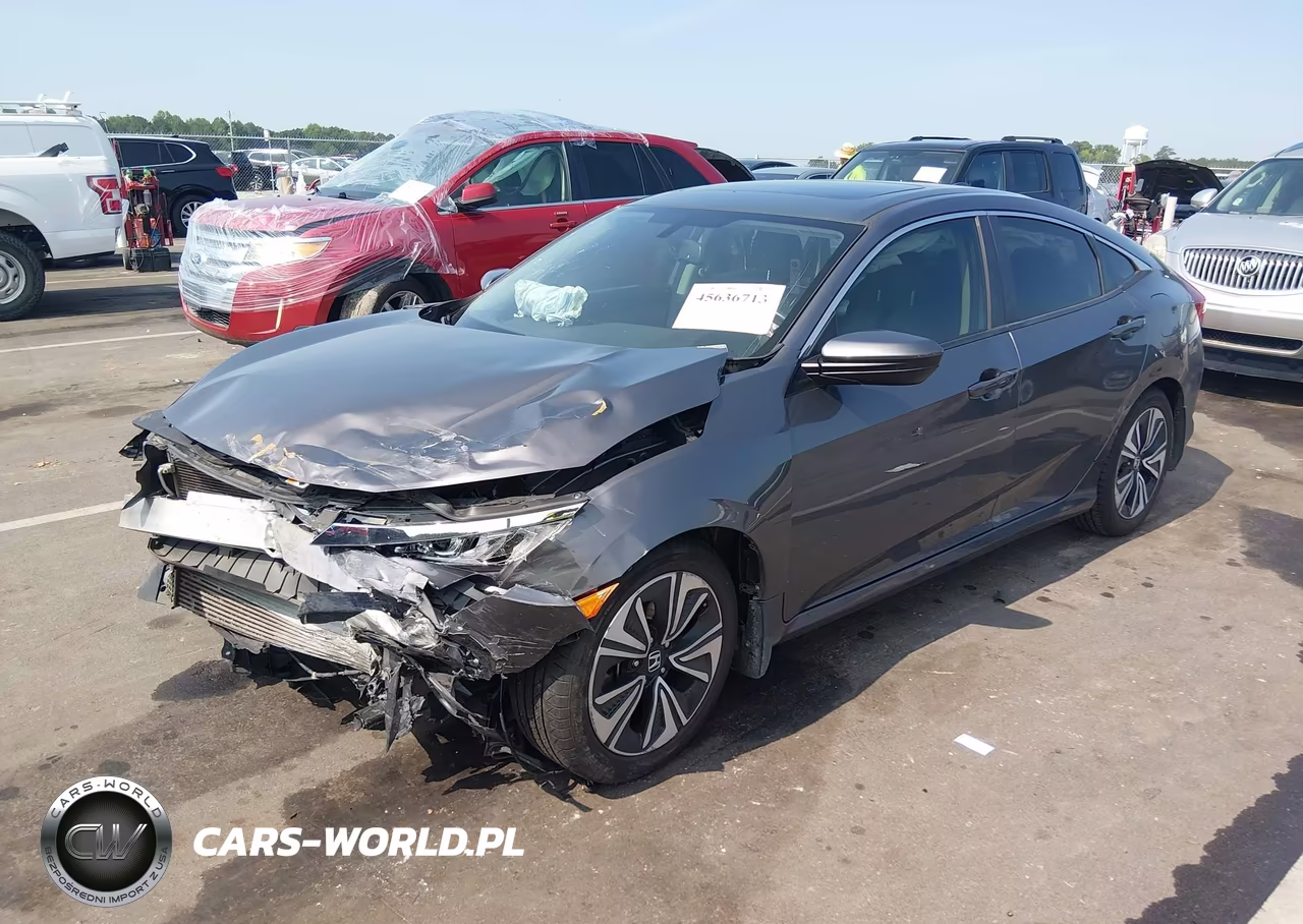 2018 Honda Civic Ex-L VIN:JHMFC1F77JX044161 - 2