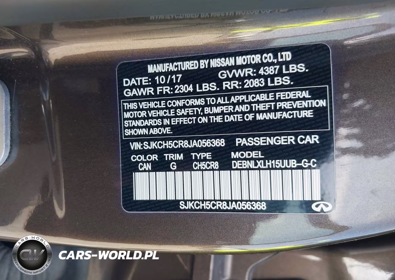 2018 Infiniti Qx30 Luxury VIN:SJKCH5CR8JA056368 - 9