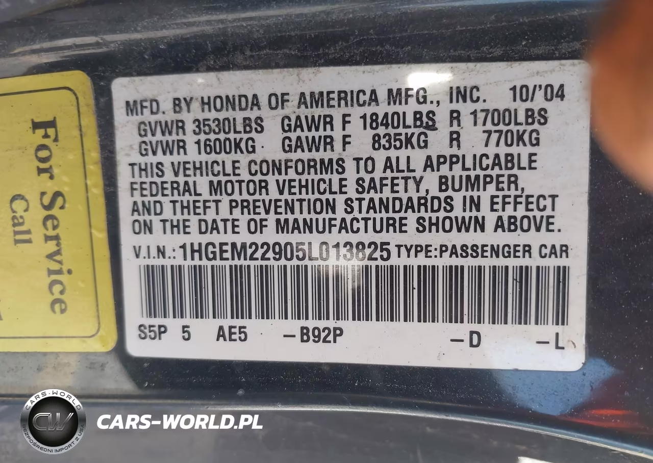 2005 Honda Civic Ex VIN:1HGEM22905L013825 - 9