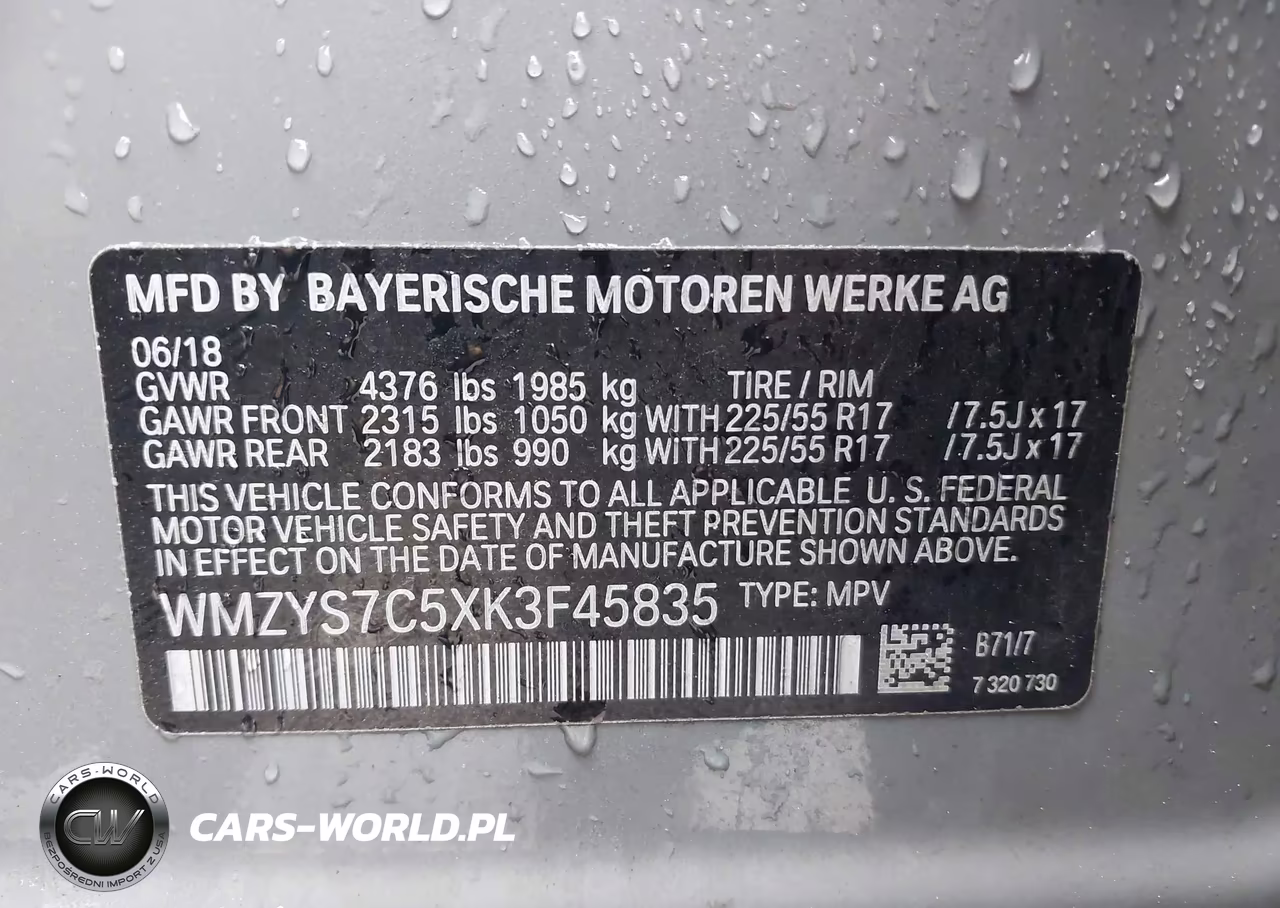 2019 Mini Countryman Cooper VIN:WMZYS7C5XK3F45835 - 9