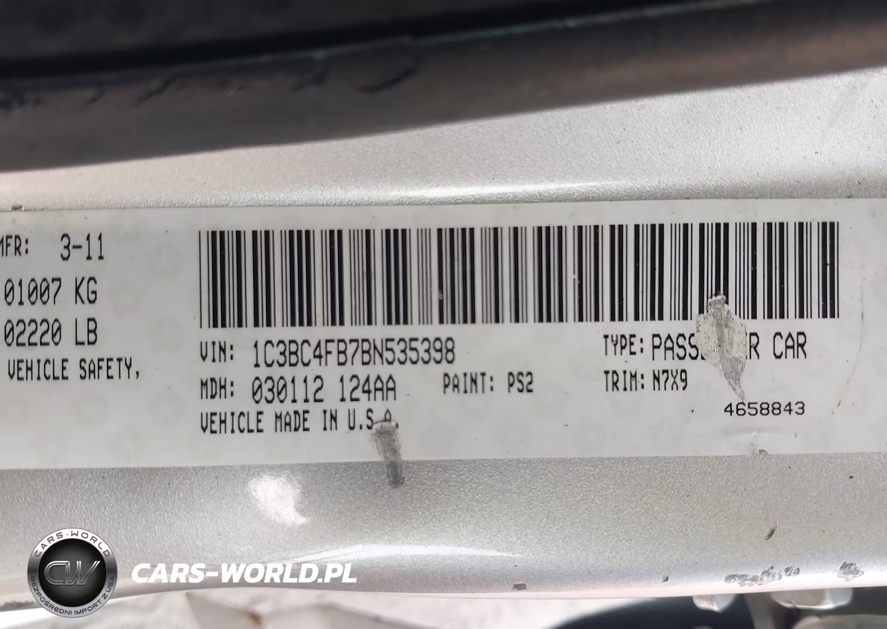 2011 Chrysler 200 Lx VIN:1C3BC4FB7BN535398 - 9