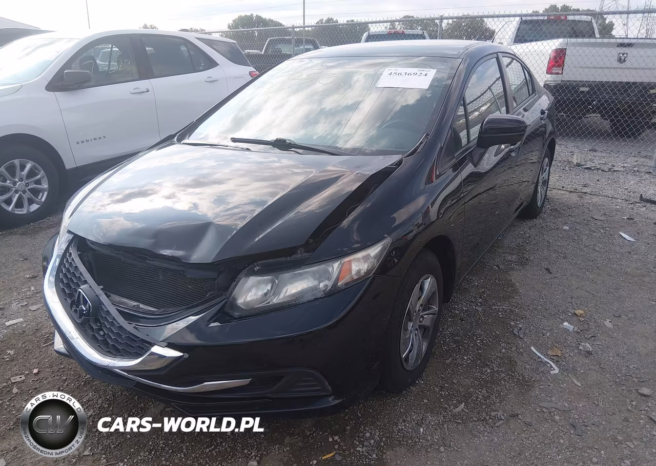 2014 Honda Civic Lx VIN:2HGFB2F58EH558105 - 2