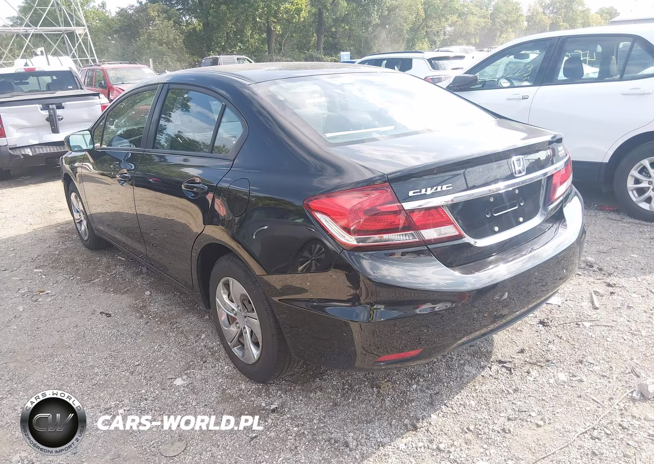 2014 Honda Civic Lx VIN:2HGFB2F58EH558105 - 3
