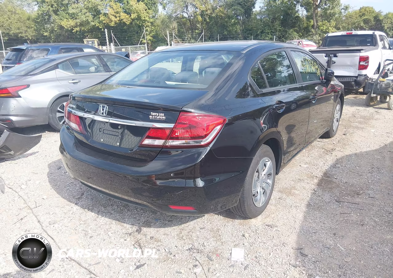 2014 Honda Civic Lx VIN:2HGFB2F58EH558105 - 4
