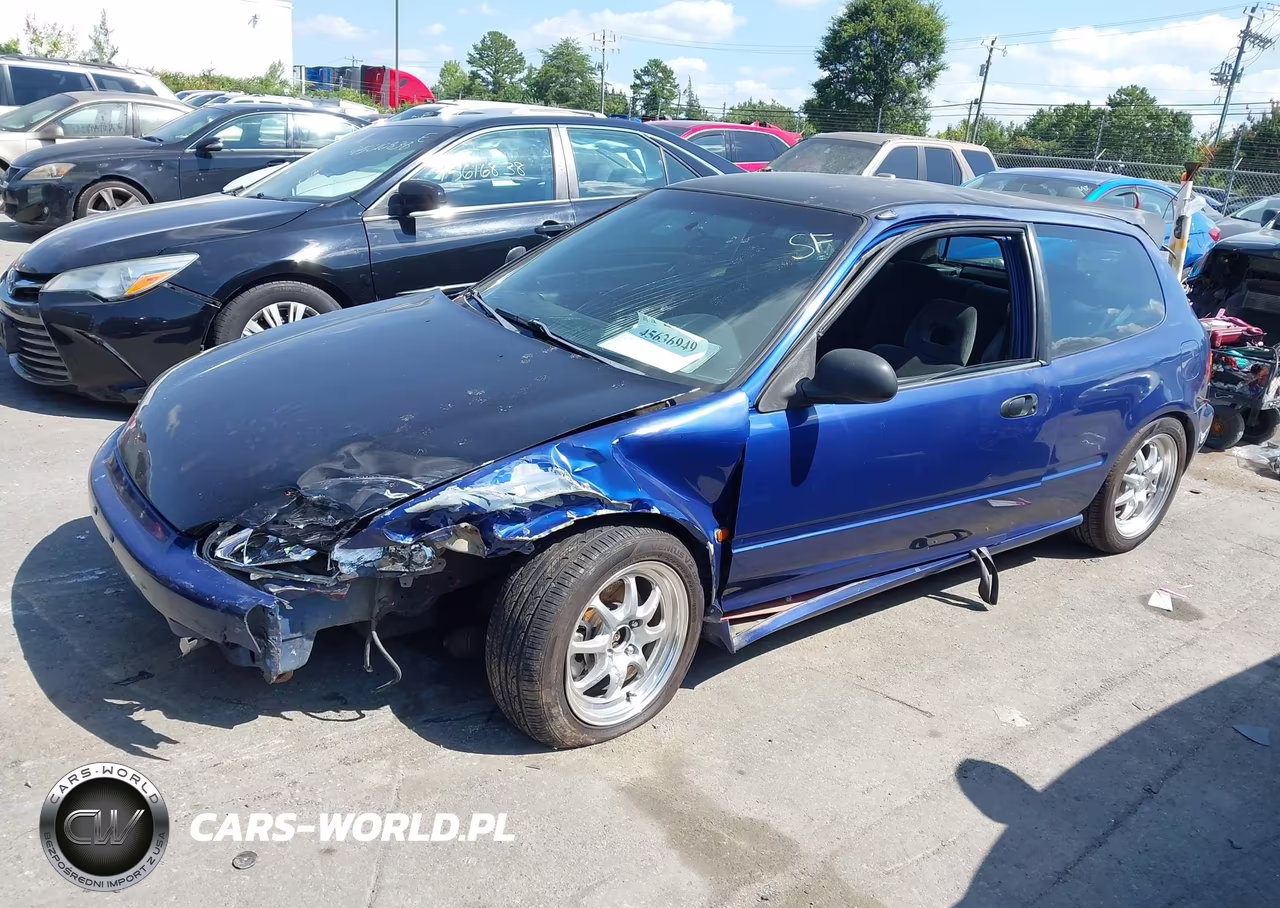 1992 Honda Civic Cx VIN:2HGEH2345NH501804 - 2
