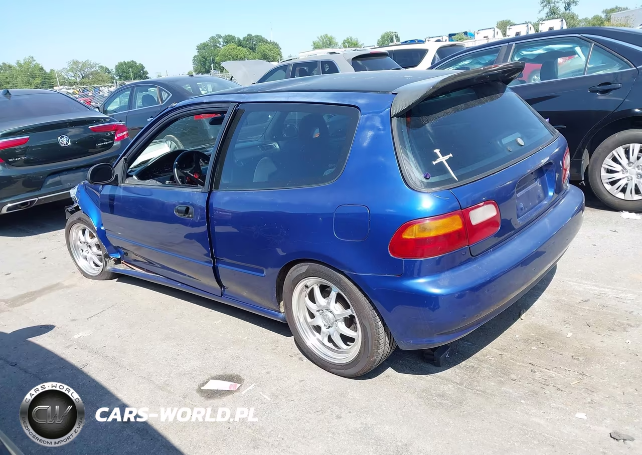 1992 Honda Civic Cx VIN:2HGEH2345NH501804 - 3
