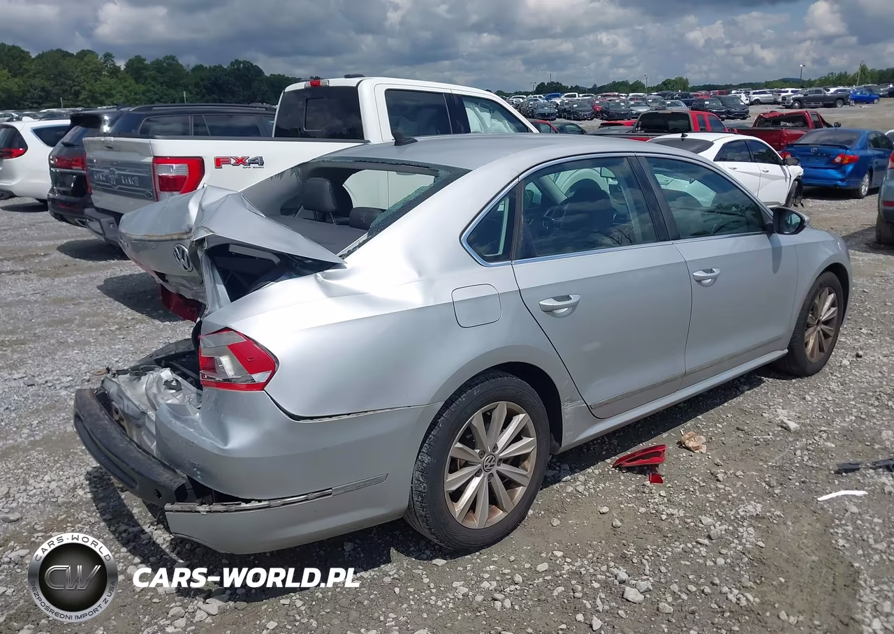 2013 Volkswagen Passat 2.5L Sel Premium VIN:1VWCP7A34DC002331 - 4