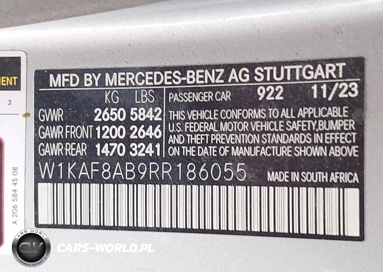 2024 Mercedes-Benz C 63 Amg S E Performance VIN:W1KAF8AB9RR186055 - 9