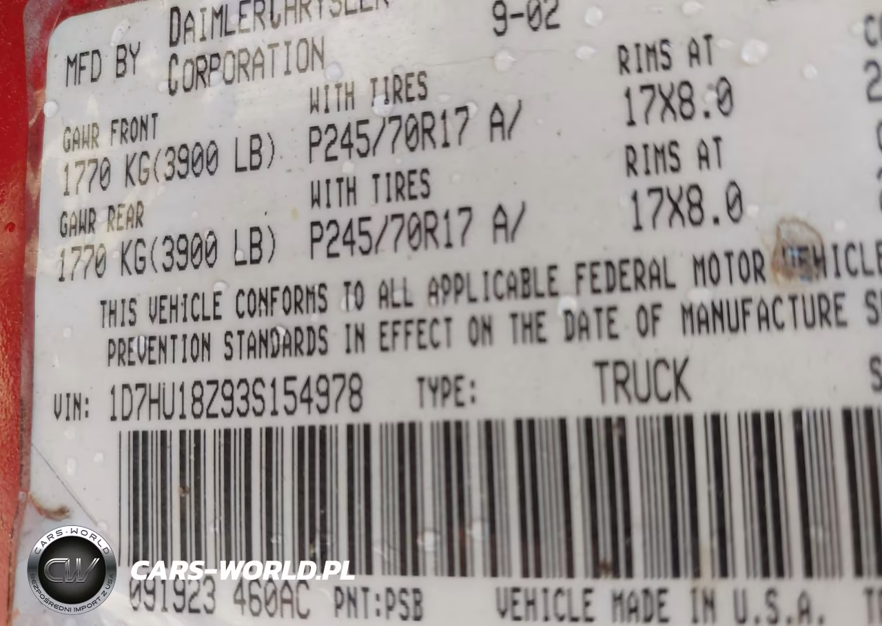 2003 Dodge Ram 1500 Slt-Laramie-St VIN:1D7HU18Z93S154978 - 9