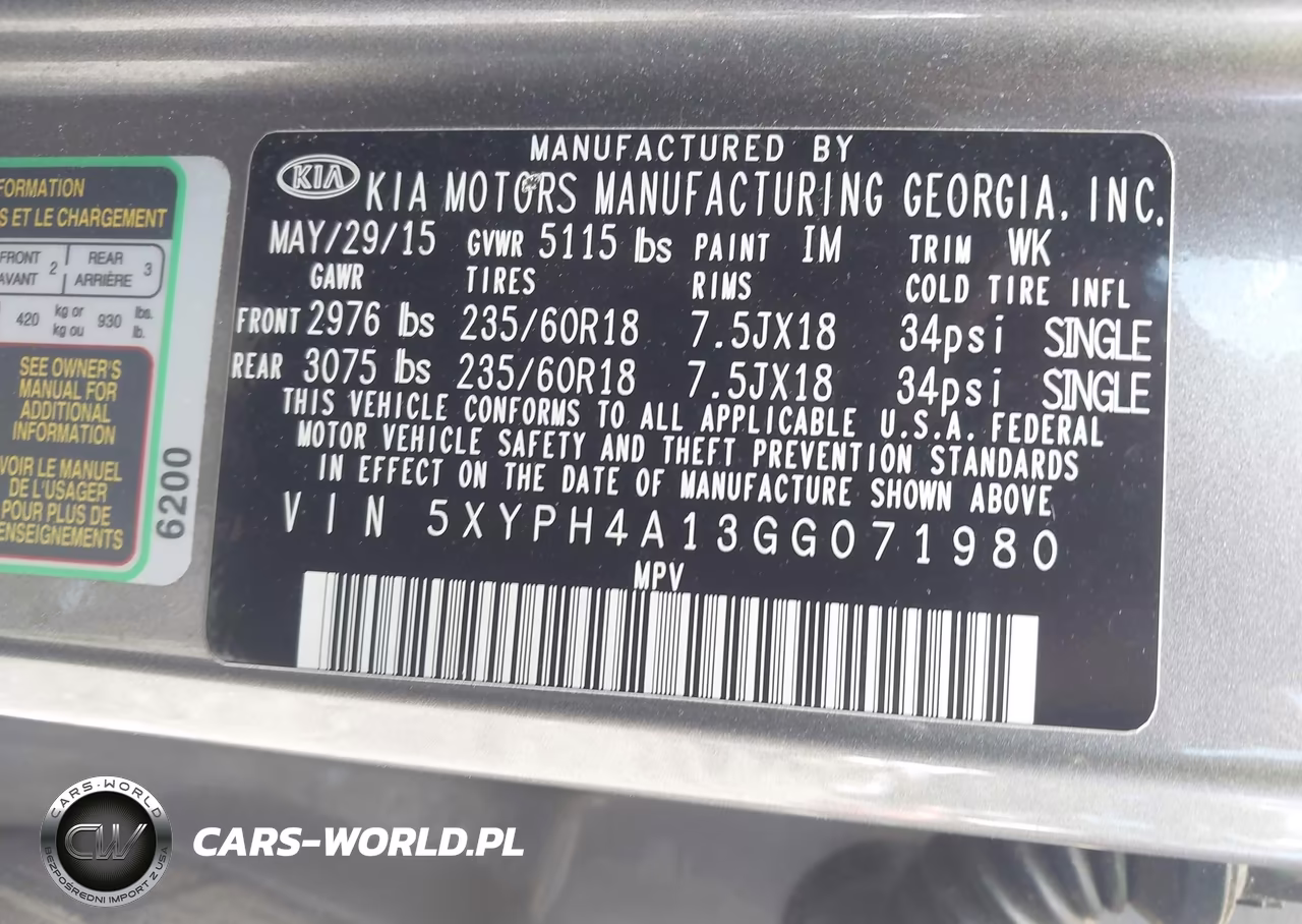 2016 Kia Sorento 2.0T Ex VIN:5XYPH4A13GG071980 - 9