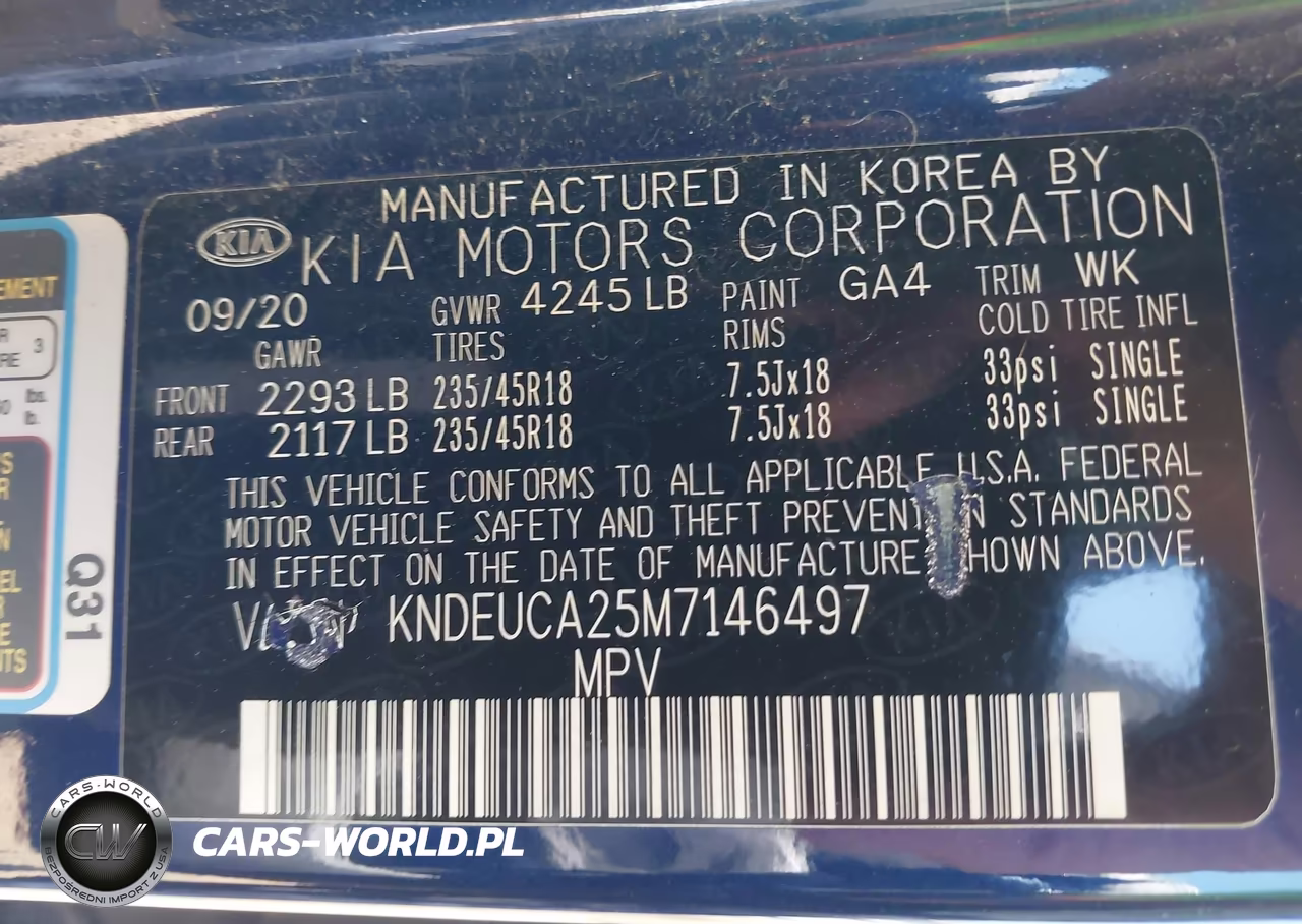 2021 Kia Seltos S Turbo VIN:KNDEUCA25M7146497 - 9