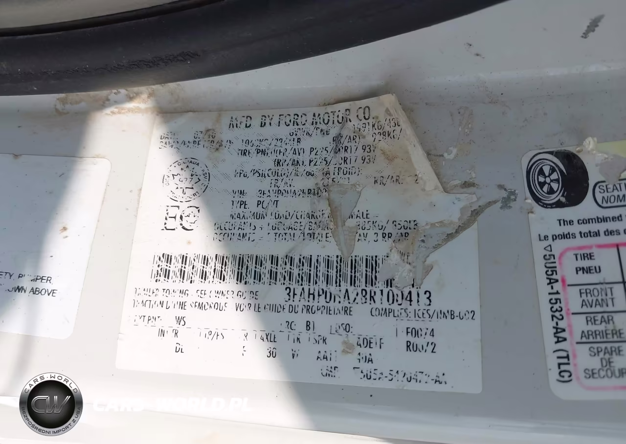 2011 Ford Fusion Se VIN:3FAHP0HA2BR100413 - 9