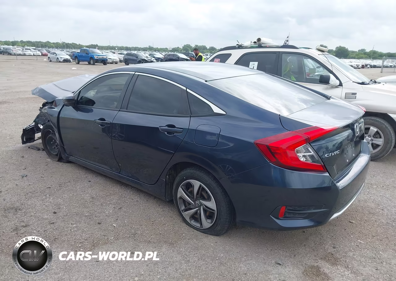 2019 Honda Civic Lx VIN:19XFC2F62KE036372 - 3
