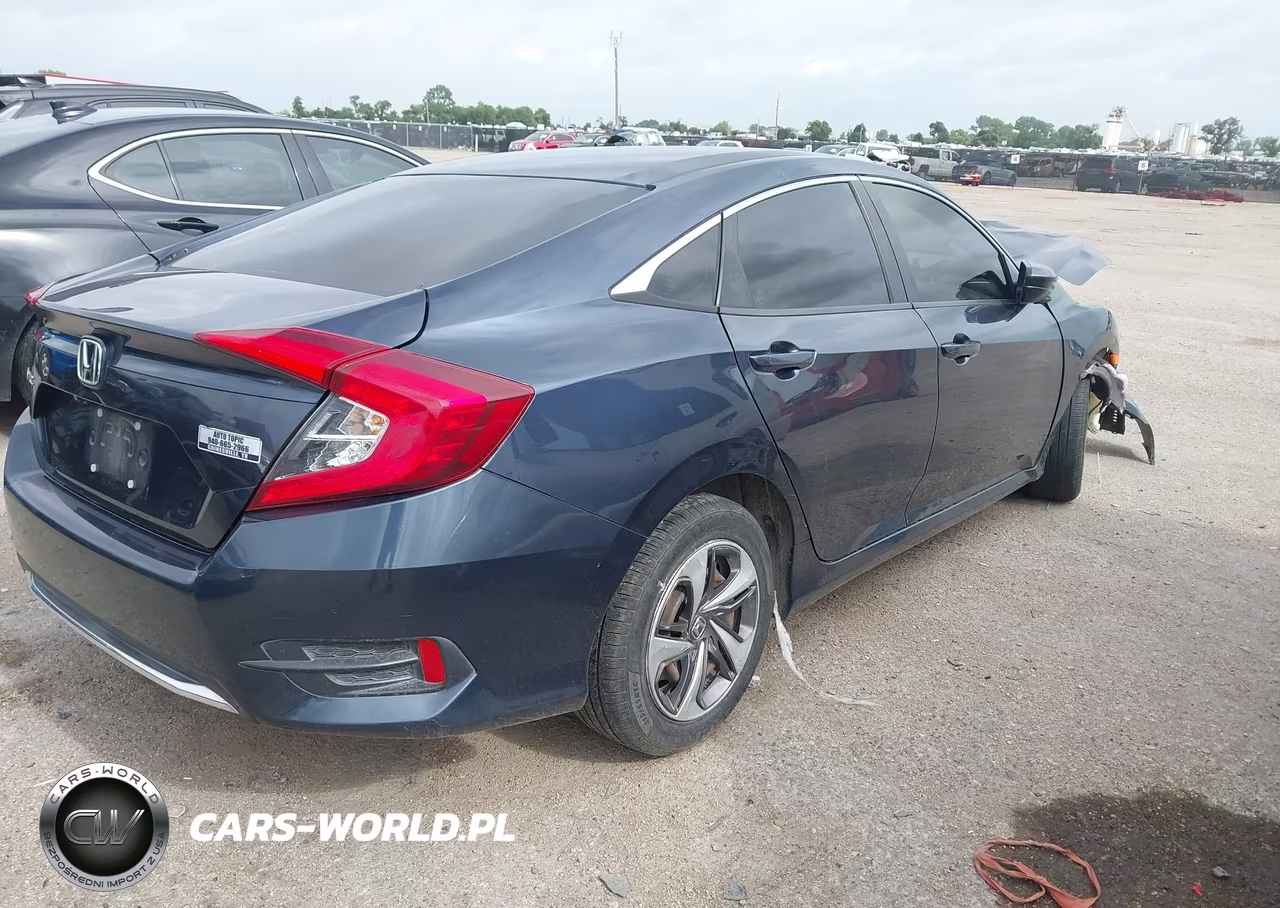 2019 Honda Civic Lx VIN:19XFC2F62KE036372 - 4