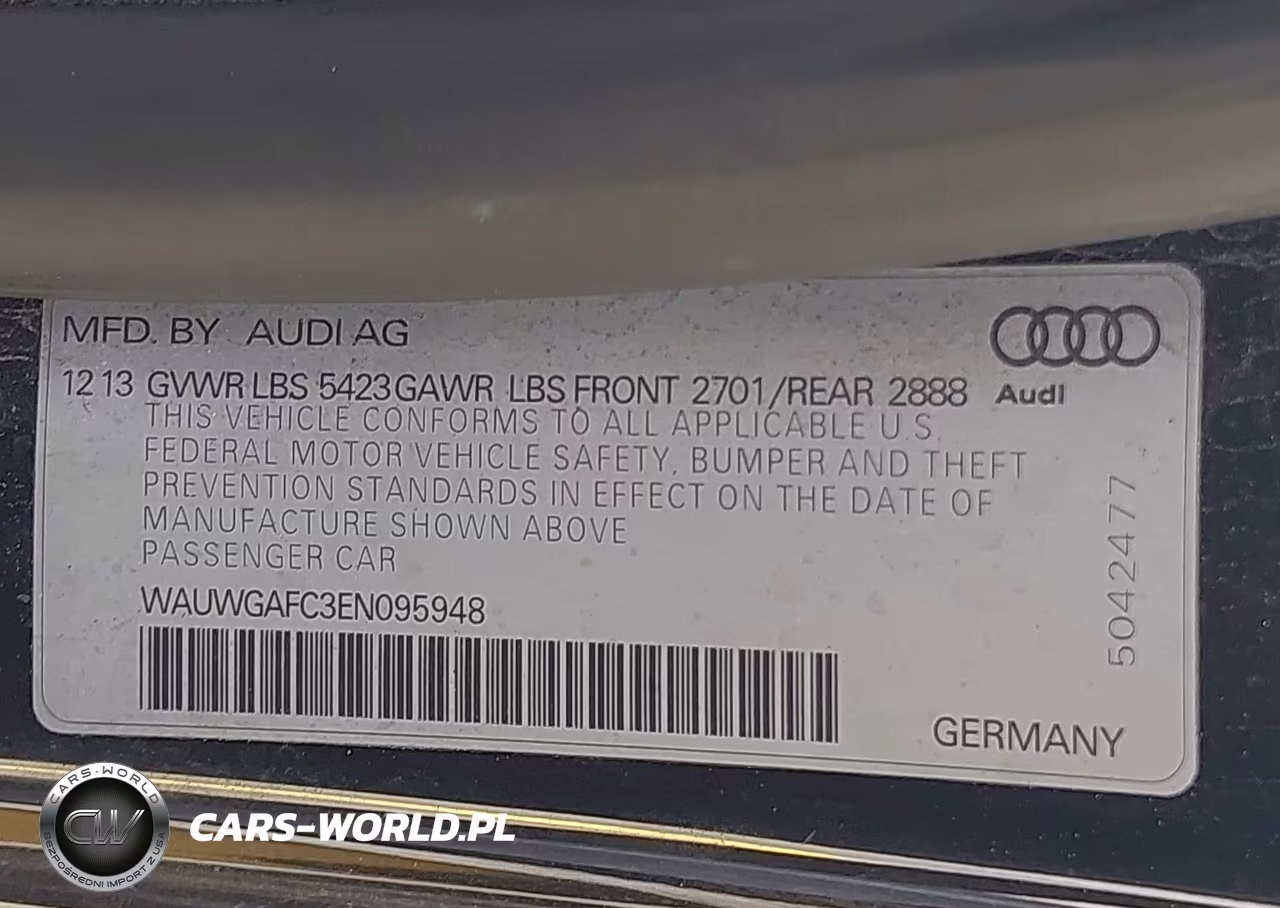2014 Audi A7 3.0T Premium Plus VIN:WAUWGAFC3EN095948 - 9