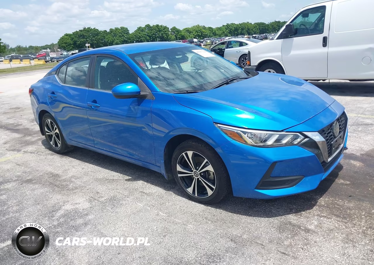 2021 Nissan Sentra Sv Xtronic Cvt VIN:3N1AB8CV3MY266504 - 1
