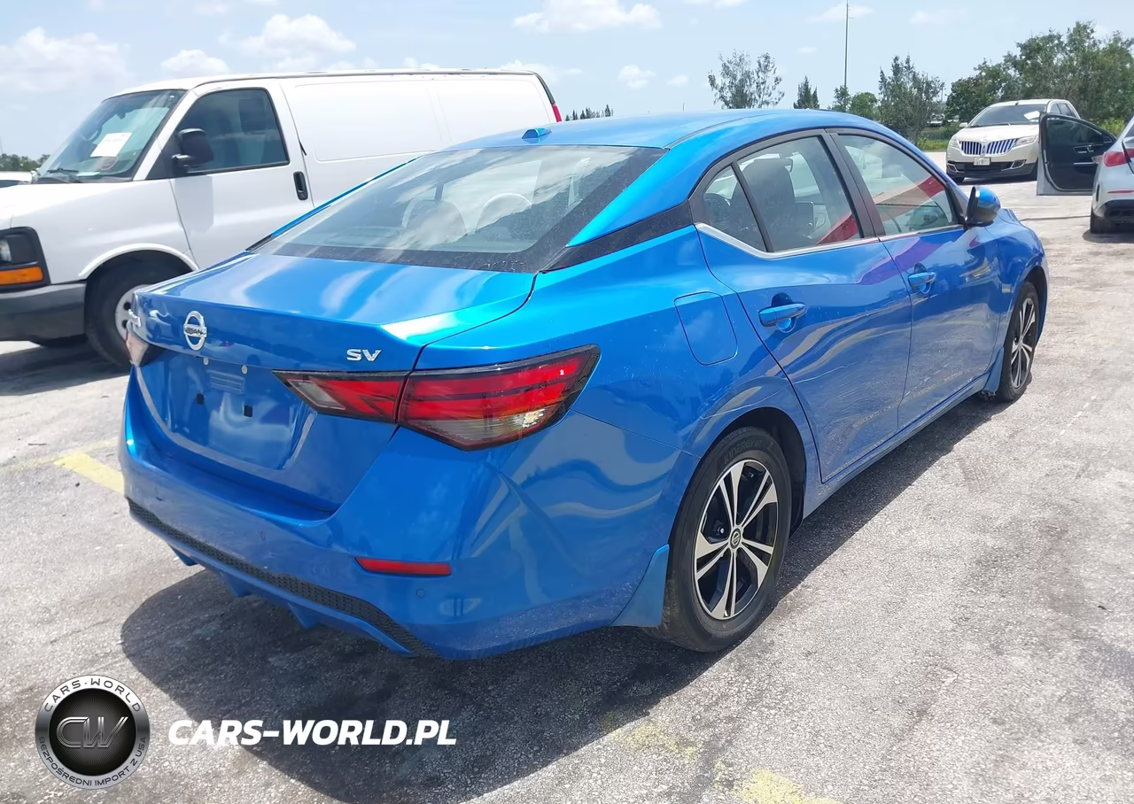 2021 Nissan Sentra Sv Xtronic Cvt VIN:3N1AB8CV3MY266504 - 4