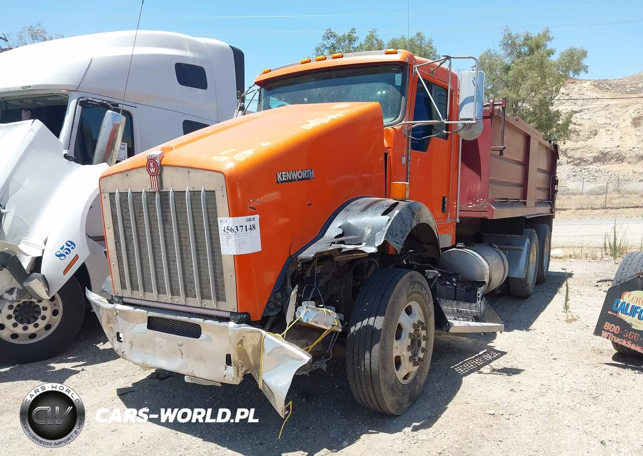 2012 Kenworth Construction T800 VIN:1XKDD49X2CJ330383 - 2