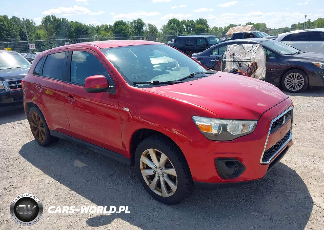 2013 Mitsubishi Outlander Sport Es VIN:4A4AP3AU9DE013284 - 1