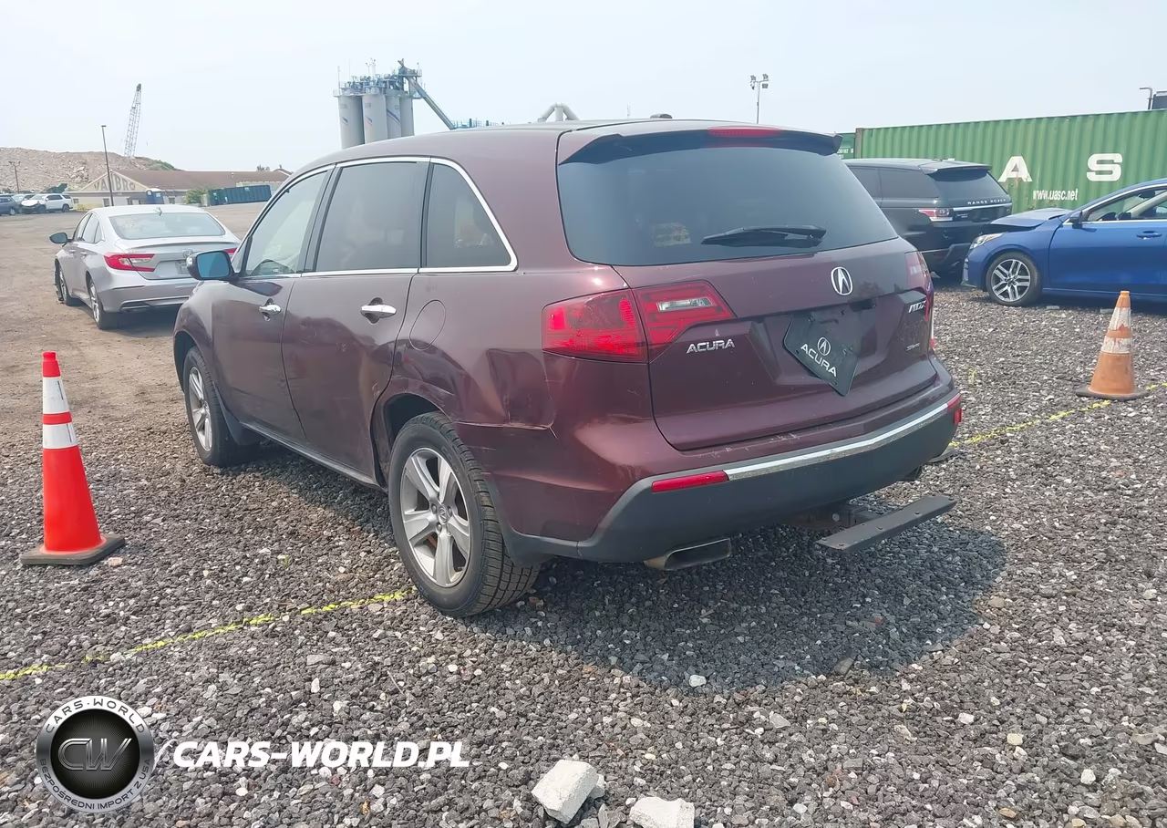 2012 Acura Mdx VIN:2HNYD2H26CH532615 - 3
