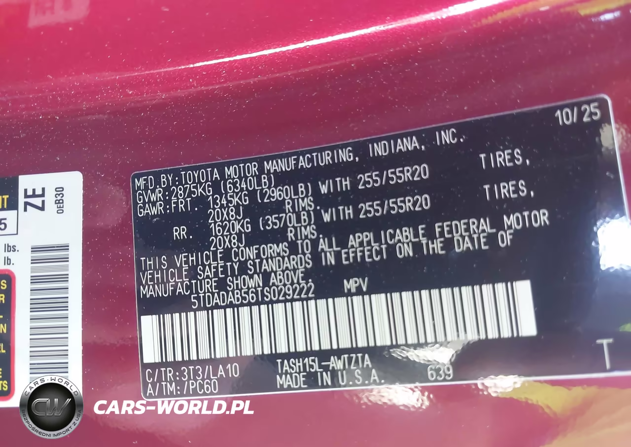 2026 Toyota Grand Highlander Hybrid Max Platinum VIN:5TDADAB56TS029222 - 9