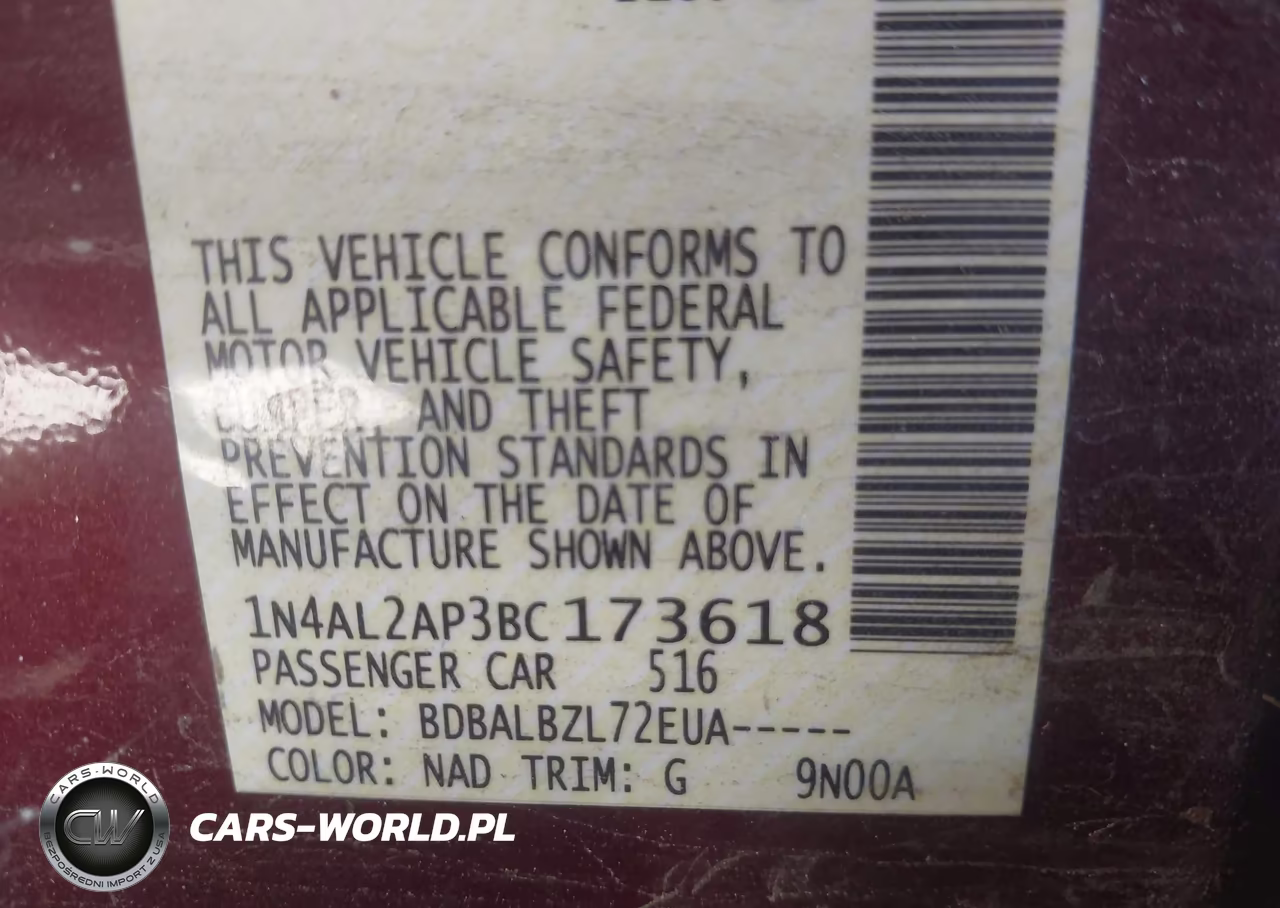 2011 Nissan Altima 2.5 S VIN:1N4AL2AP3BC173618 - 9