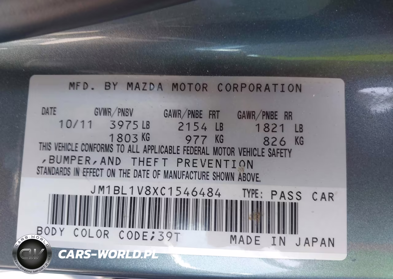 2012 Mazda Mazda3 I Touring VIN:JM1BL1V8XC1546484 - 9